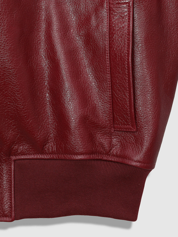 ZARA Lather Jacket red – Image 3